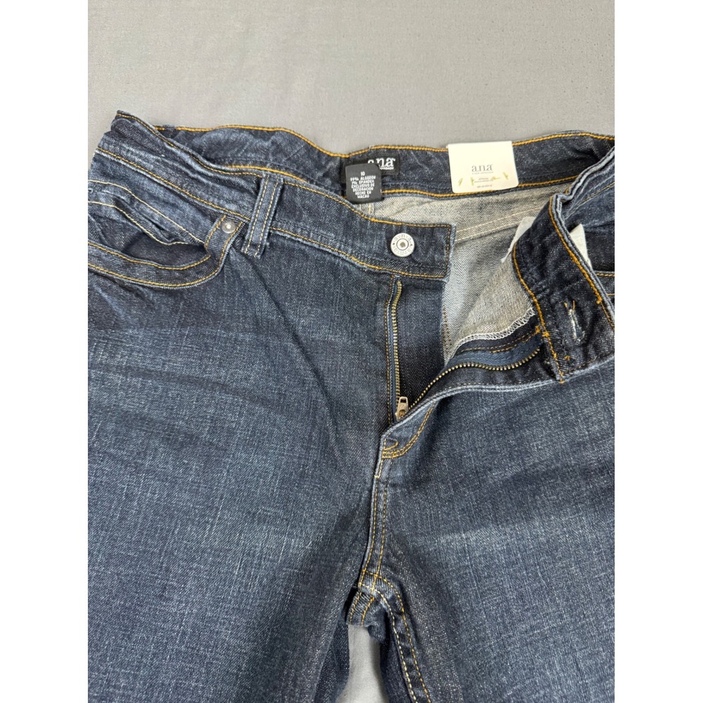 ana A New Approach Womens Bootcut Jeans 10 Indigo Dark Wash Stretch 844-5280 - Picture 11 of 14